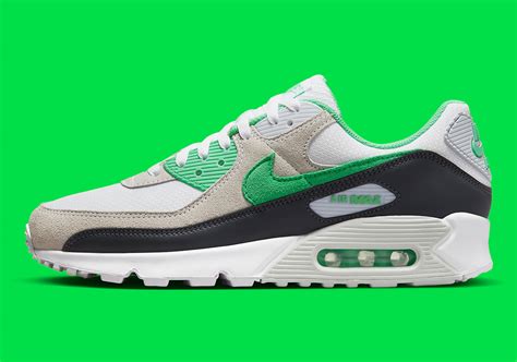 nike air max 90 wit groen